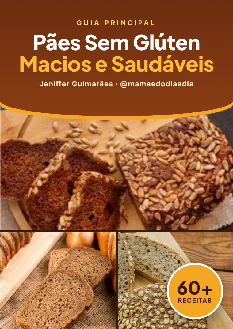 Capa do Guia de Pães Sem Glúten Macios e Saudáveis